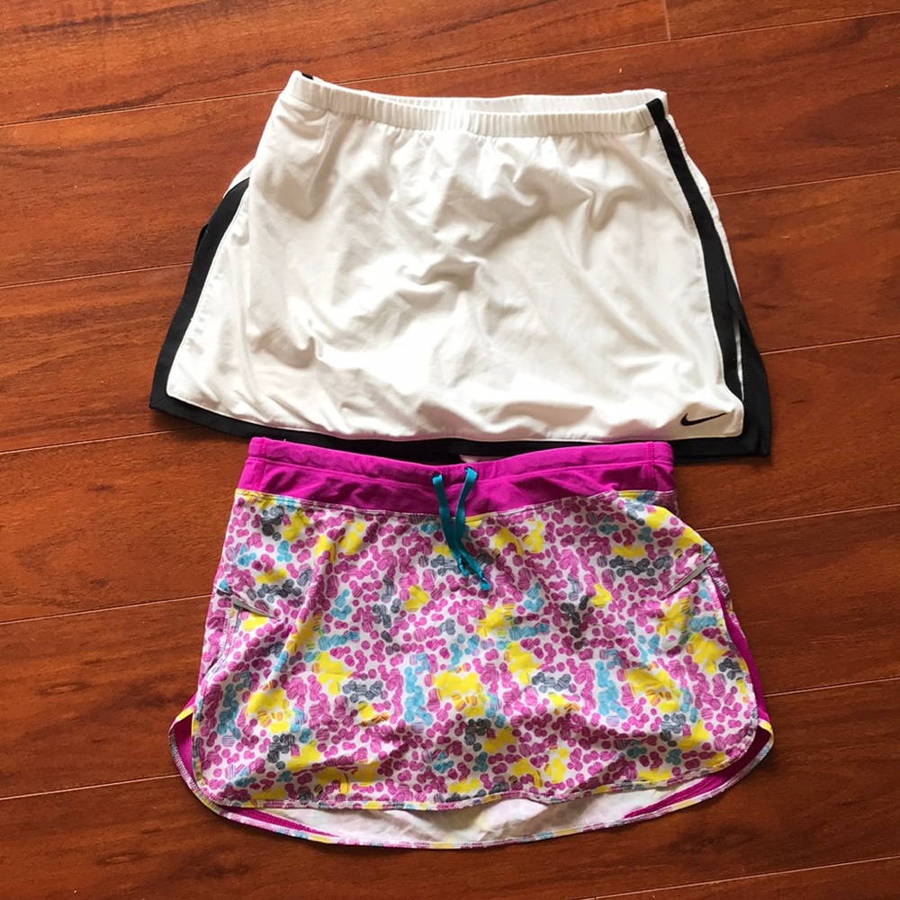 Lot of two Nike tennis//golf skorts. Size Small.